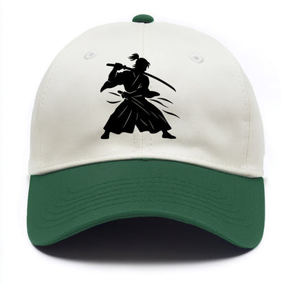 Japanese samurai sword draw - Two Tone Cap - Green