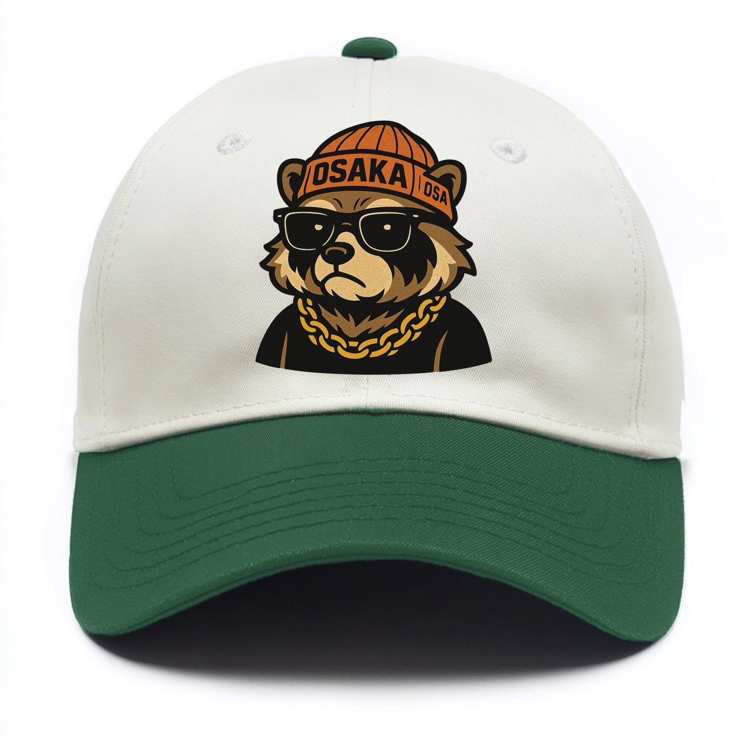 Osaka Tanuki - Two Tone Cap - Green