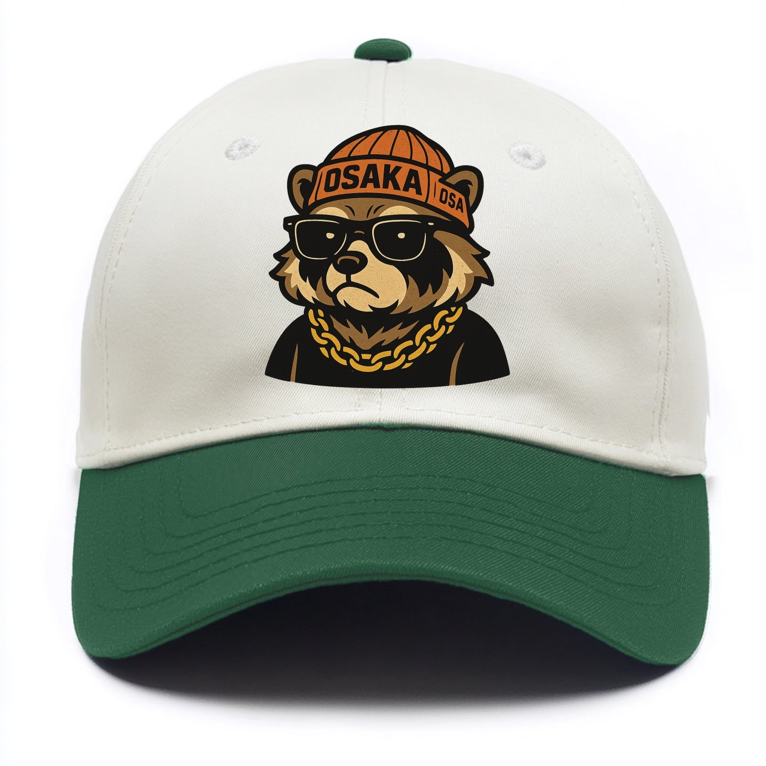 Osaka Tanuki - Two Tone Cap - Green