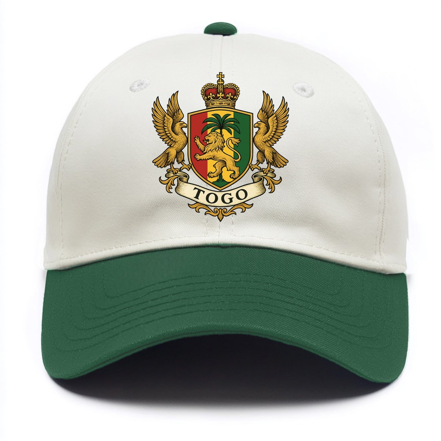 Togo Heritage Badge  - Two Tone Cap - Green
