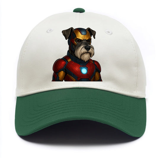 Schnauzer Tech Hero  - Two Tone Cap - Green