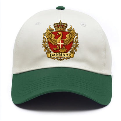 Denmark Heritage Badge  - Two Tone Cap - Green