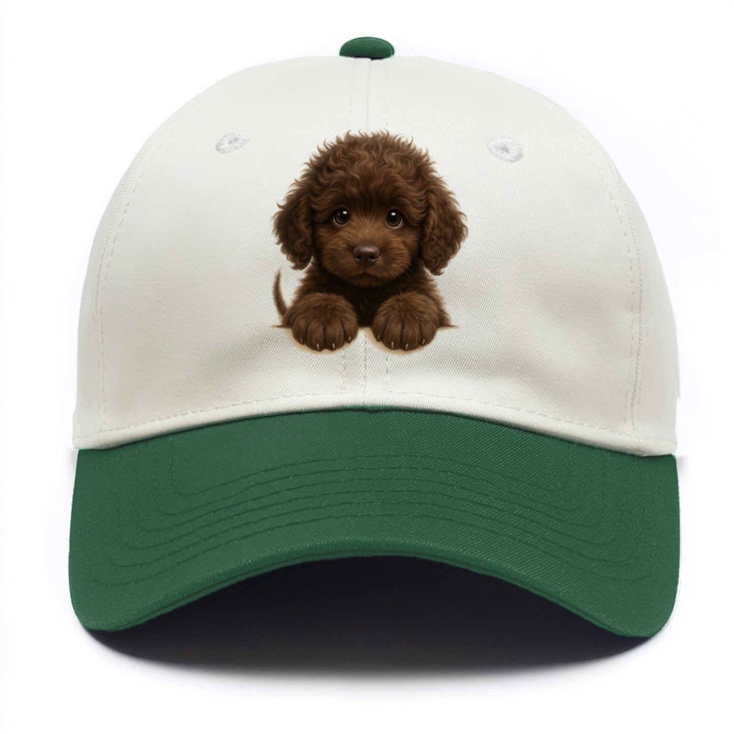 Irish Water Spaniel  - Two Tone Cap - Green