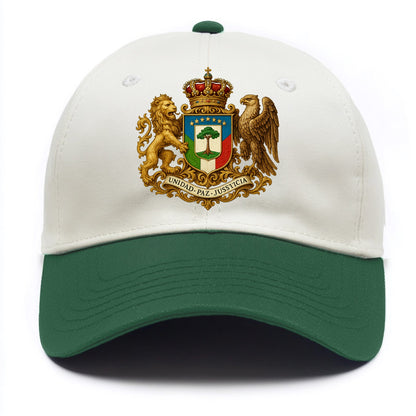 Equatorial Guinea Silk Cotton Tree Emblem - Two Tone Cap - Green