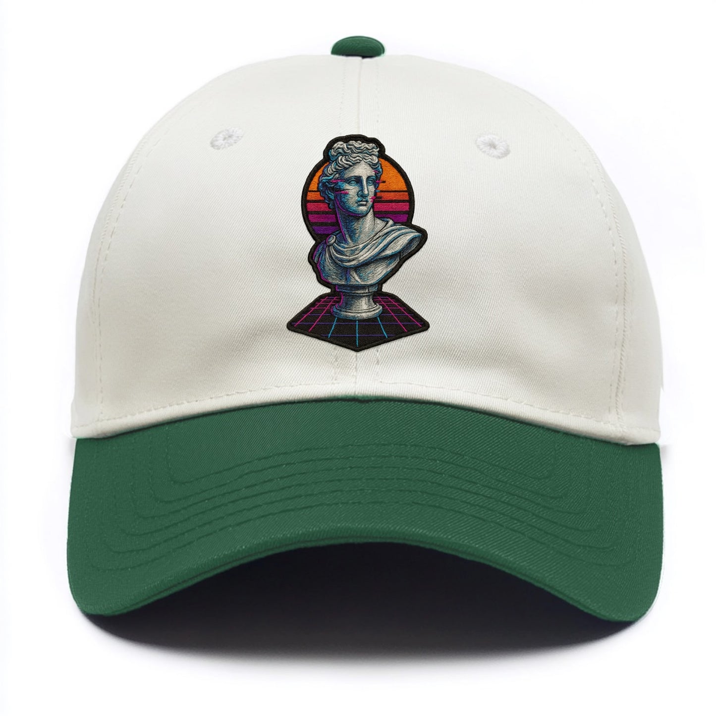 Greek Statue - Two Tone Cap - Green