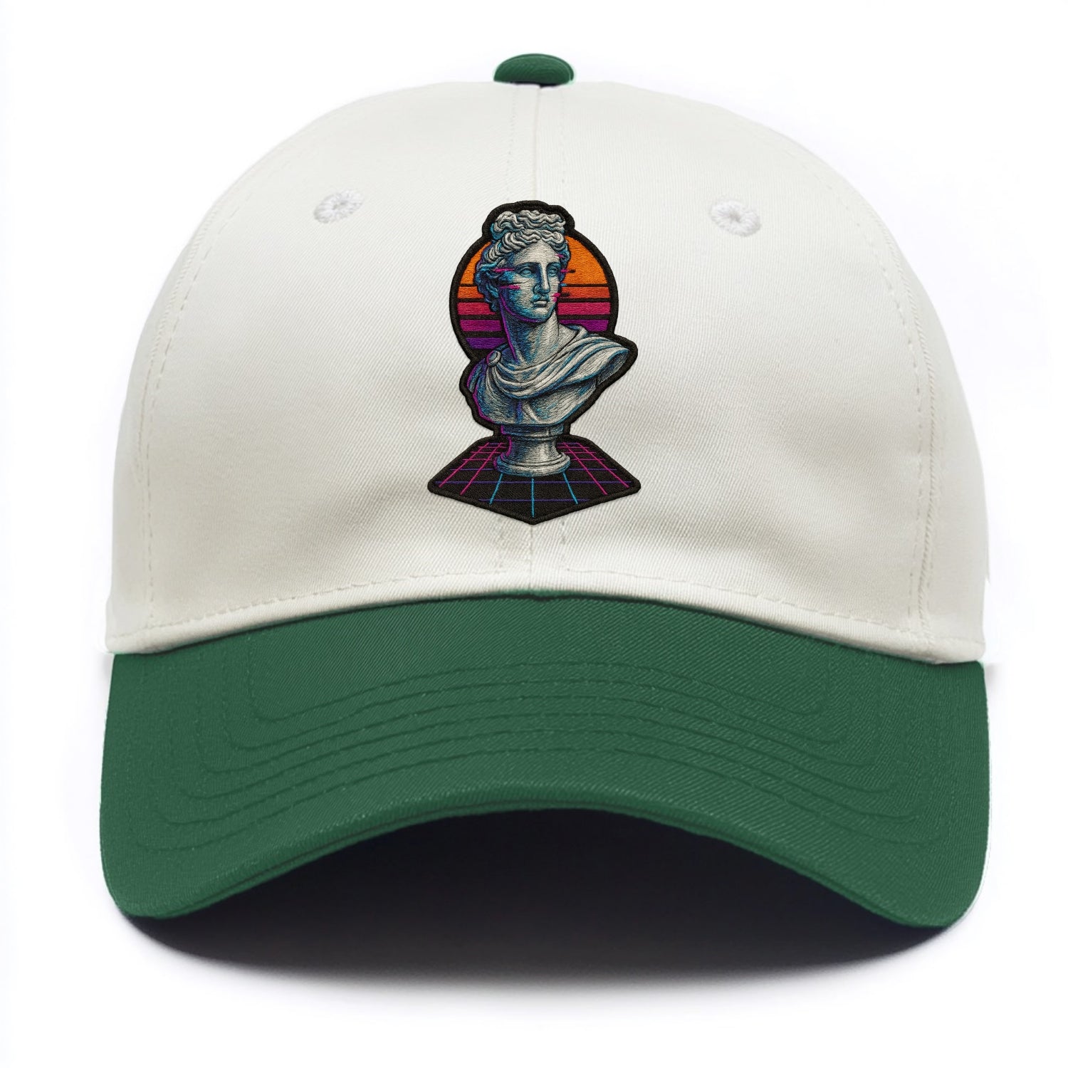 Greek Statue - Two Tone Cap - Green