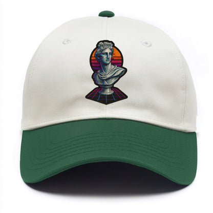 Greek Statue - Two Tone Cap - Green