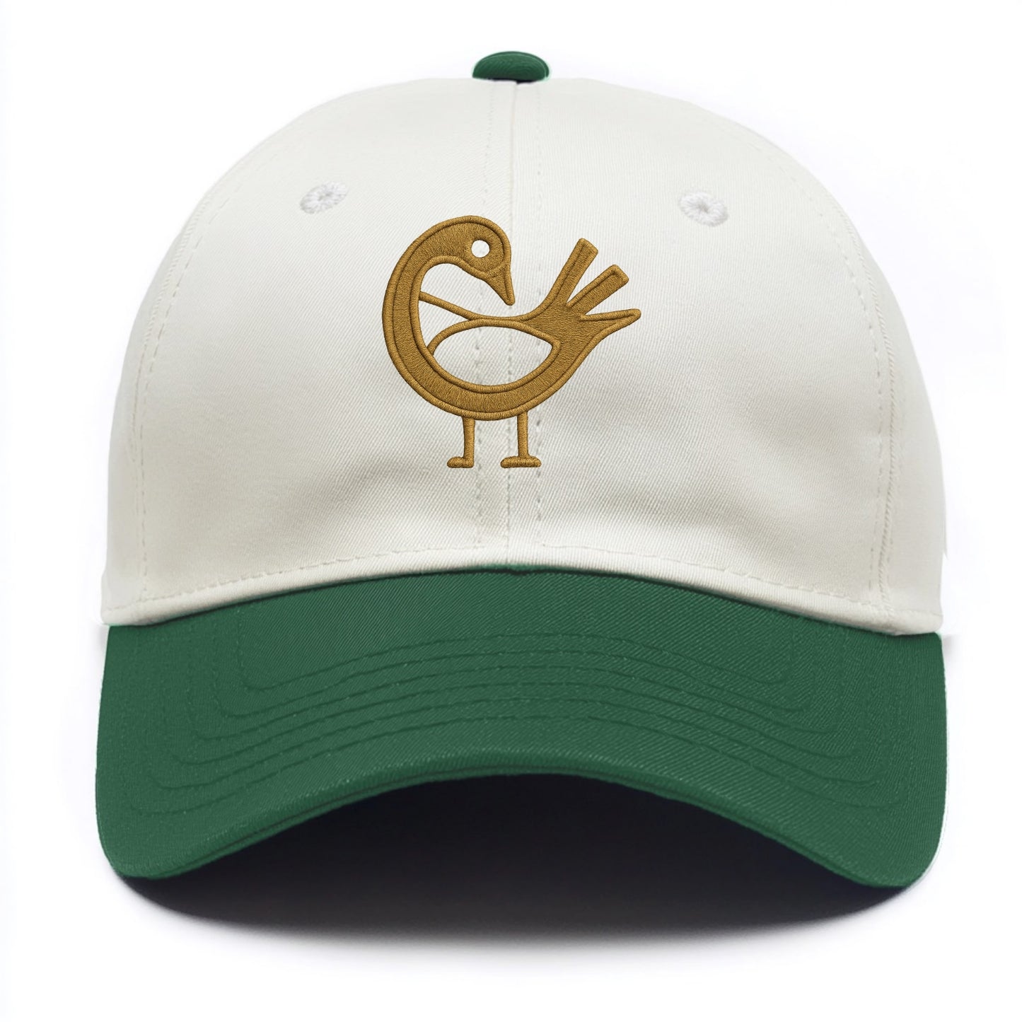 Adinkra Sankofa  - Two Tone Cap - Green