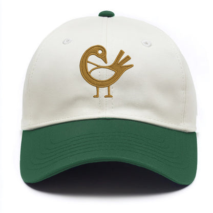 Adinkra Sankofa  - Two Tone Cap - Green