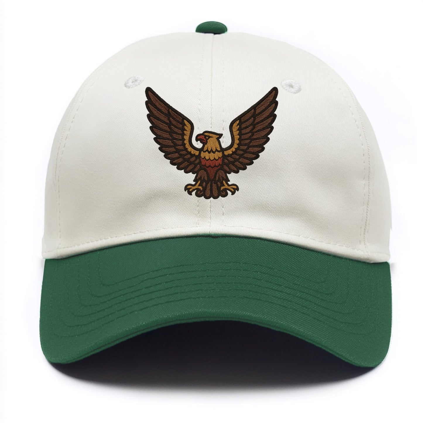 Eagle Wings  - Two Tone Cap - Green