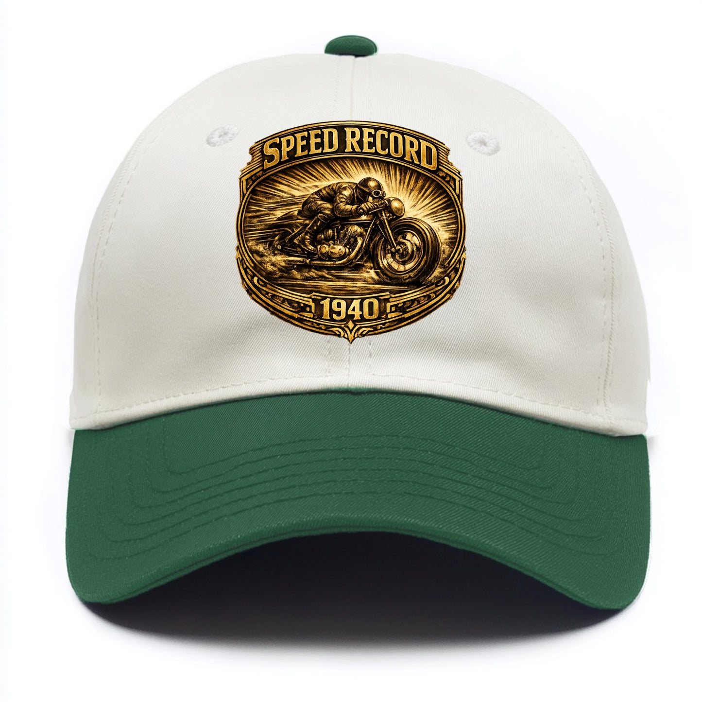 Speed Record Racer - Two Tone Cap - Green