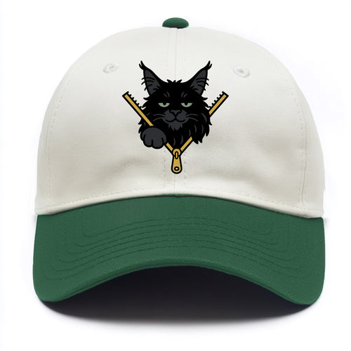 Black Maine Coon - Two Tone Cap
