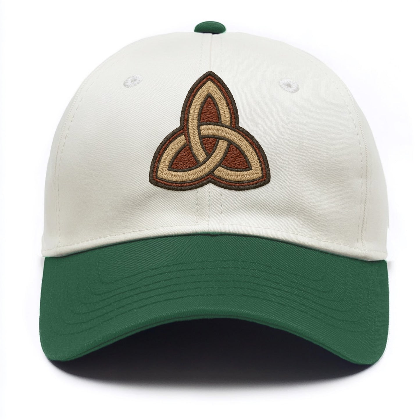 Trinity Knot  - Two Tone Cap - Green