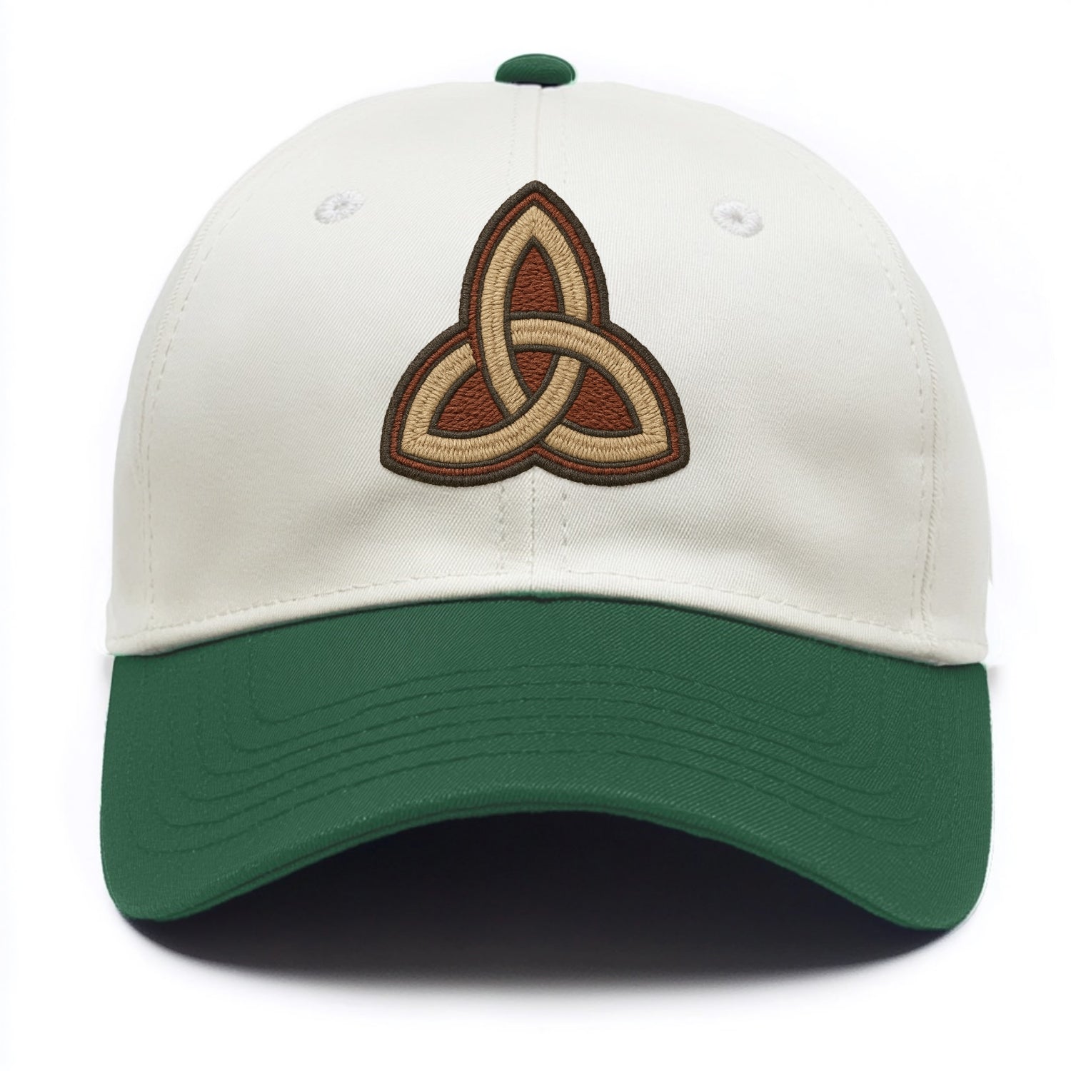 Trinity Knot  - Two Tone Cap - Green