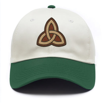 Trinity Knot  - Two Tone Cap - Green