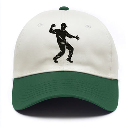 Hip-hop dancer popping and locking - Two Tone Cap - Green