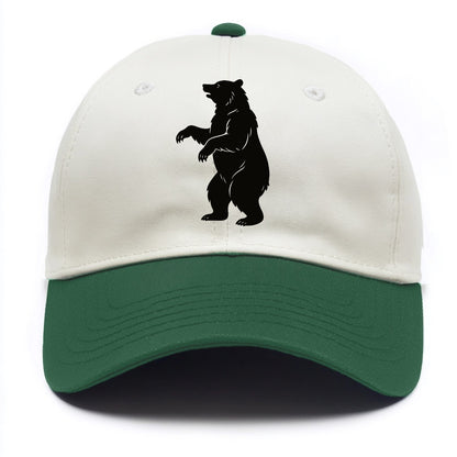 Bear standing on hind legs - Two Tone Cap - Green