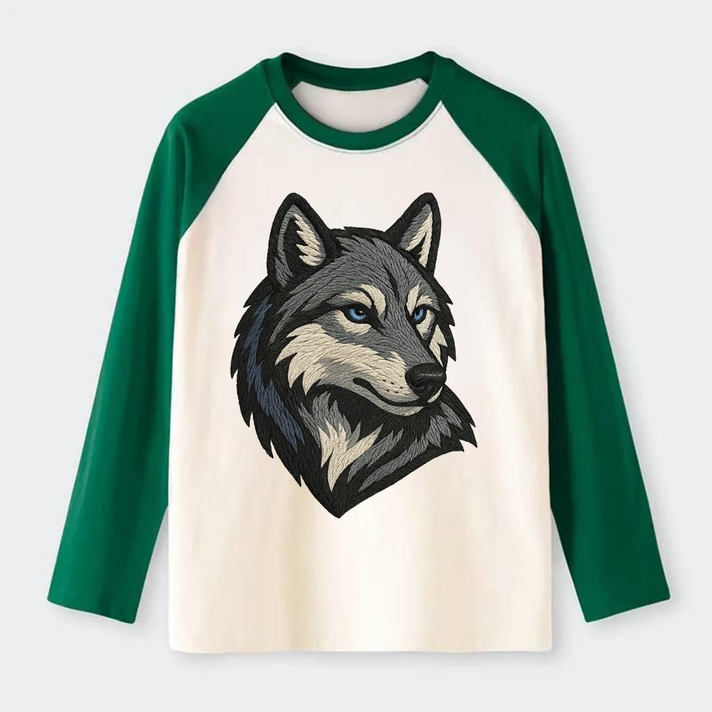 Silent But Deadly  - Raglan Long Sleeve T-Shirt - Green