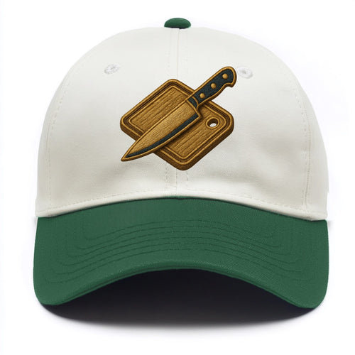 Chef knife with cutting board - culinary enthusiast - Two Tone Cap