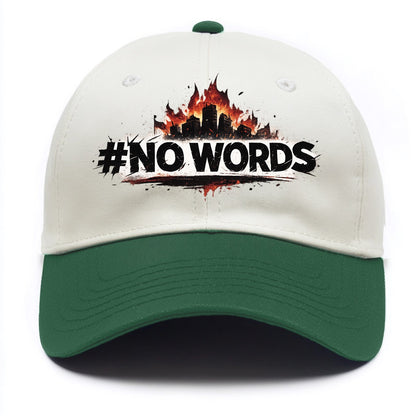 No Words - Two Tone Cap - Green