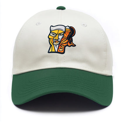 Axis Face - Two Tone Cap - Green