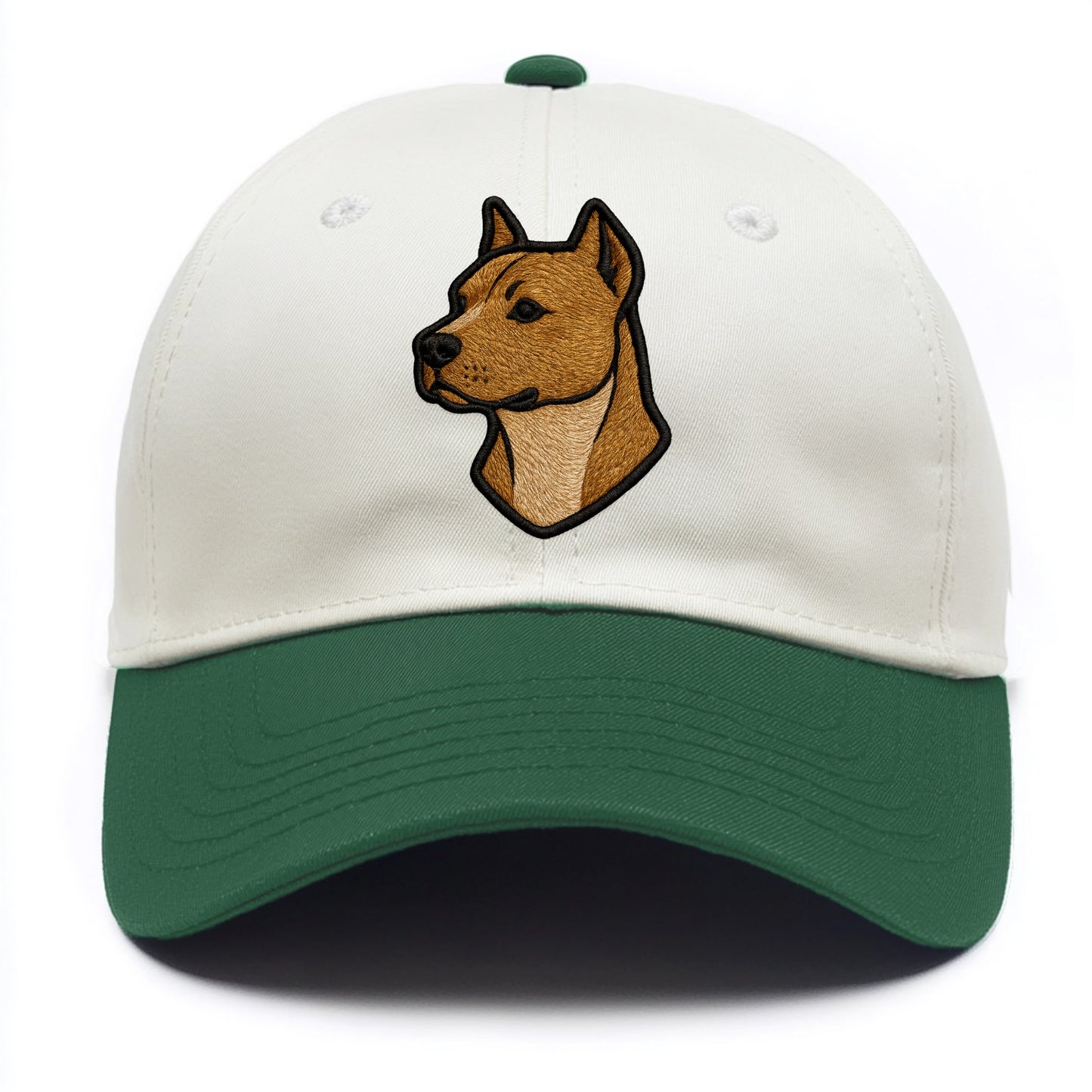American Staffordshire Terrier - Modern - Two Tone Cap - Green