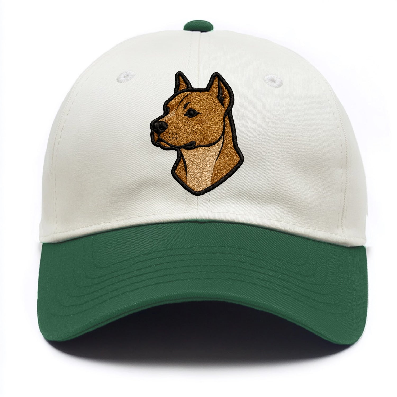 American Staffordshire Terrier - Modern - Two Tone Cap - Green