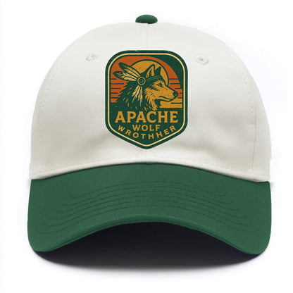 Apache Wolf Brother  - Two Tone Cap - Green