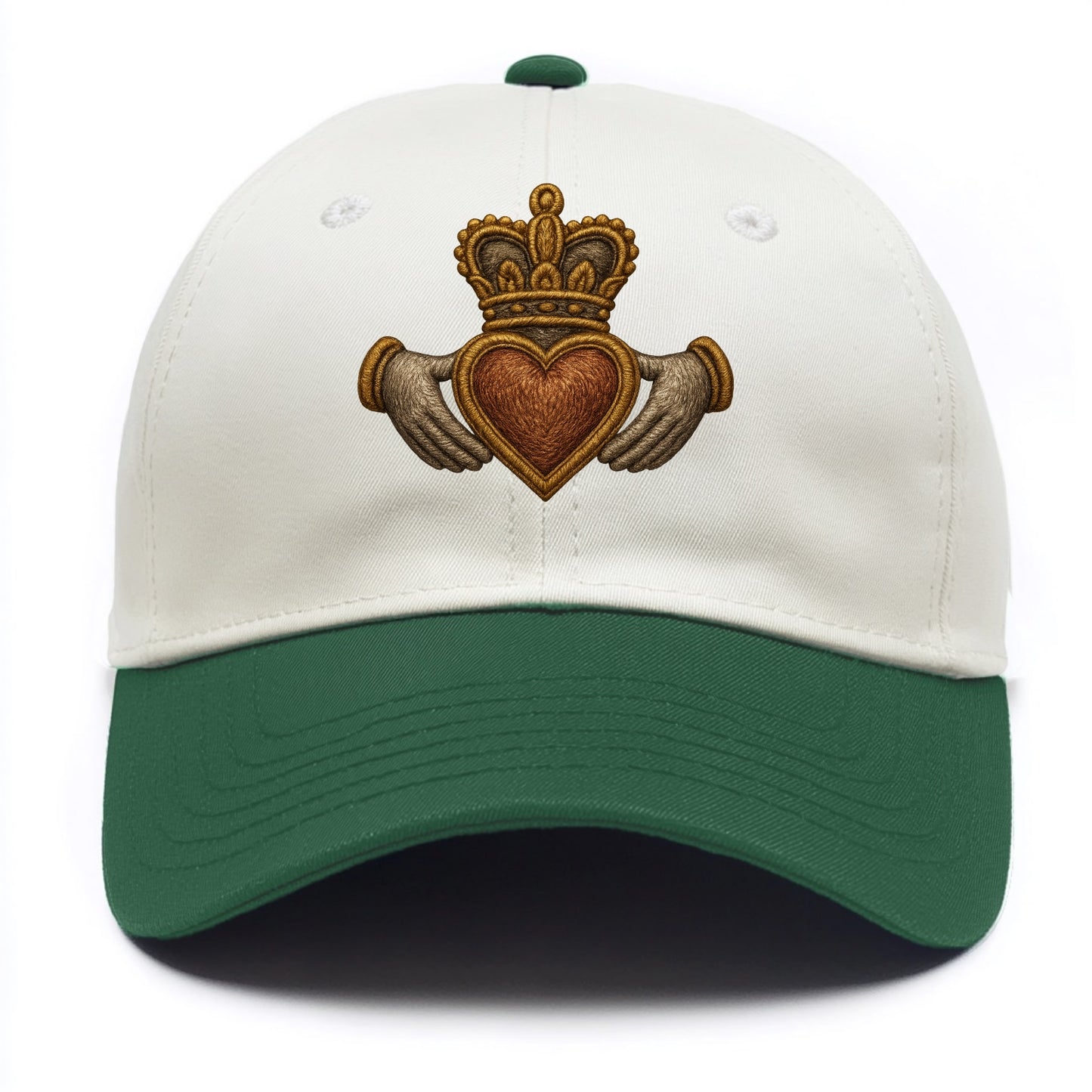 Claddagh  - Two Tone Cap - Green