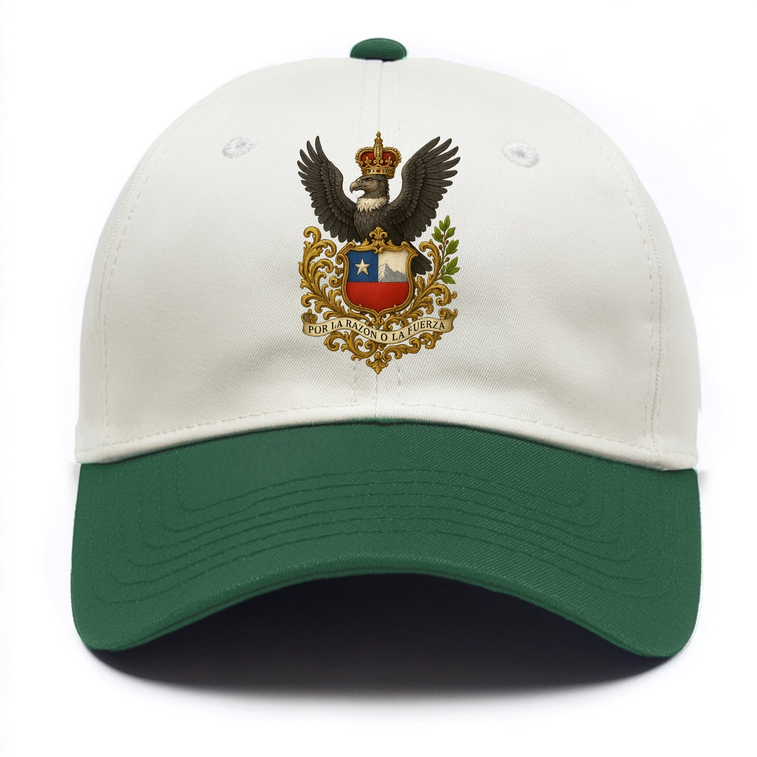 Chile Andean Condor Emblem  - Two Tone Cap - Green