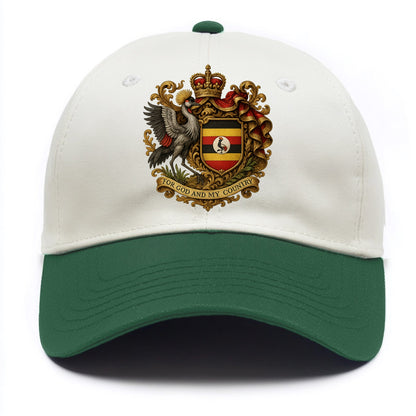 Uganda Crested Crane Emblem  - Two Tone Cap - Green