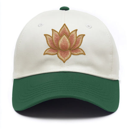 Lotus Flower - Two Tone Cap - Green