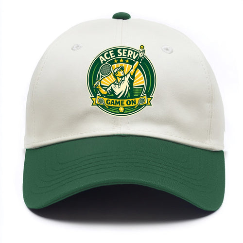 Serving Ace Emblem - Two Tone Cap