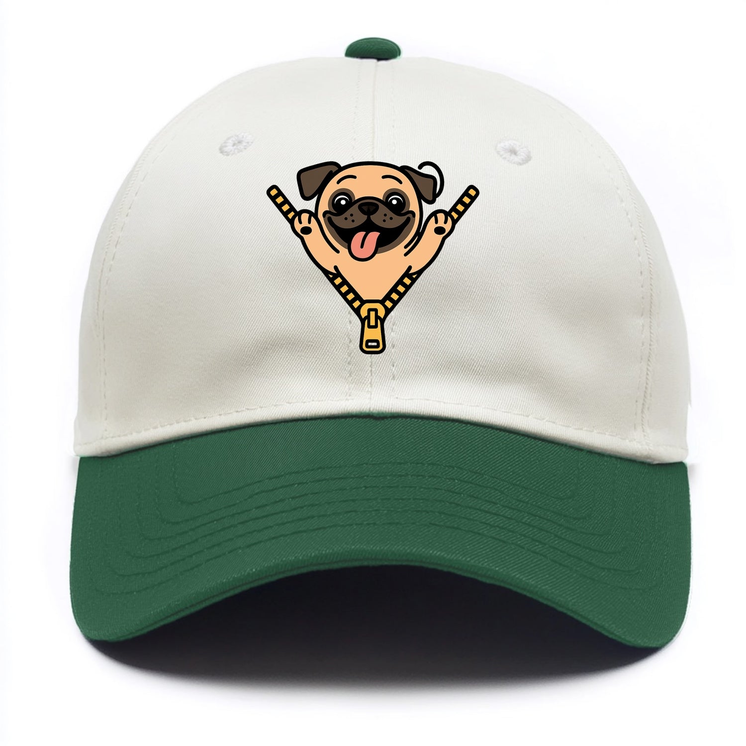 Pug - Two Tone Cap - Green