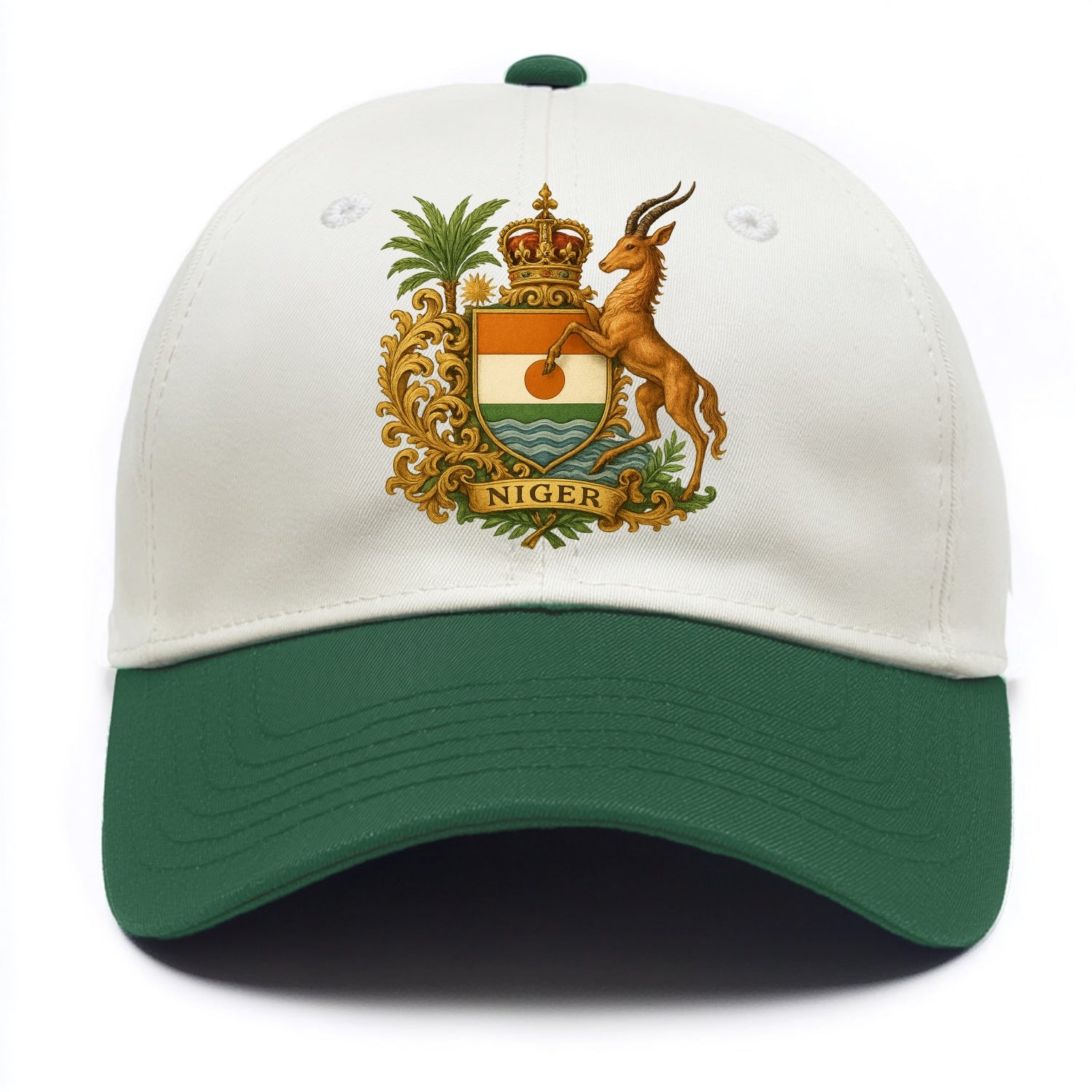 Niger Heritage Badge  - Two Tone Cap - Green