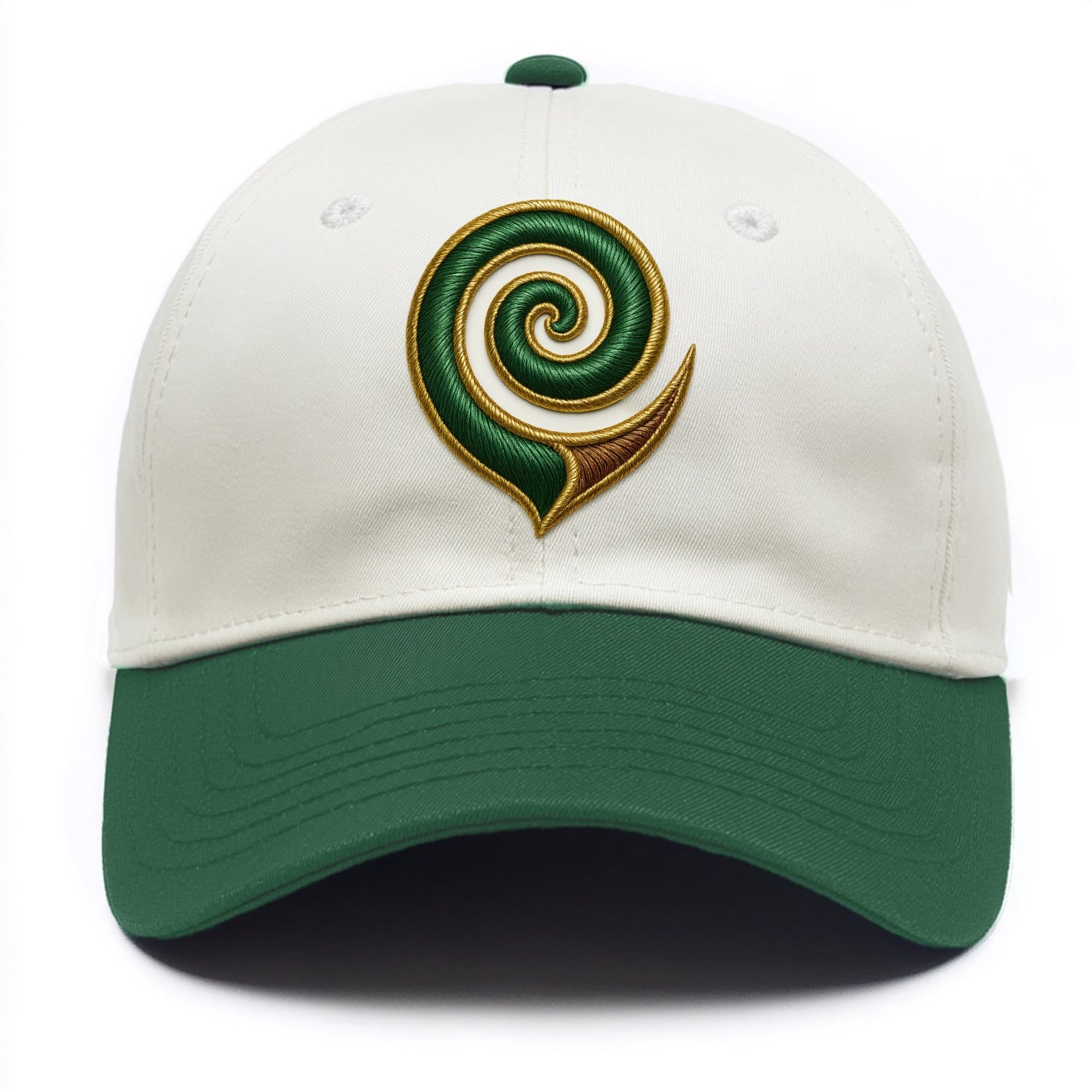 Maori Koru  - Two Tone Cap - Green
