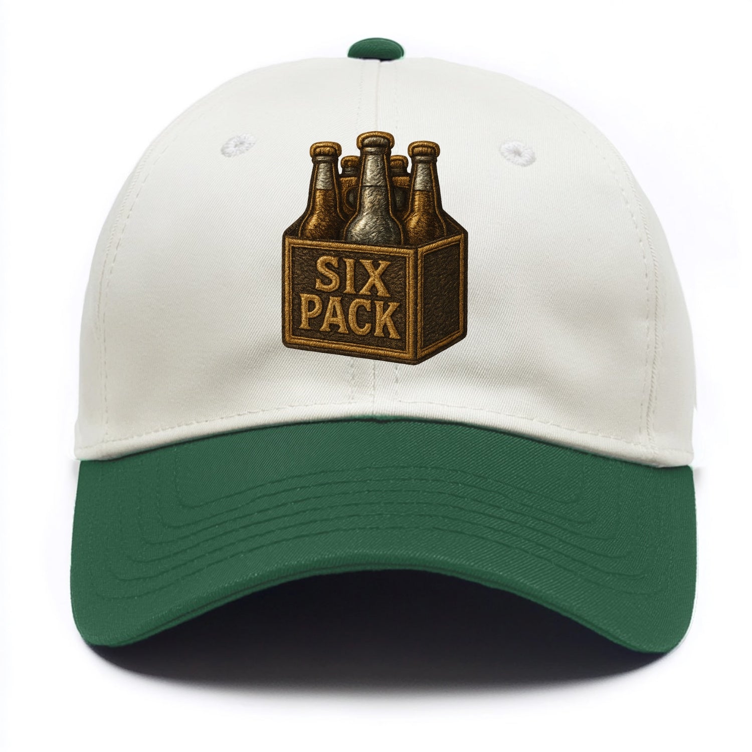 Six Pack  - Two Tone Cap - Green