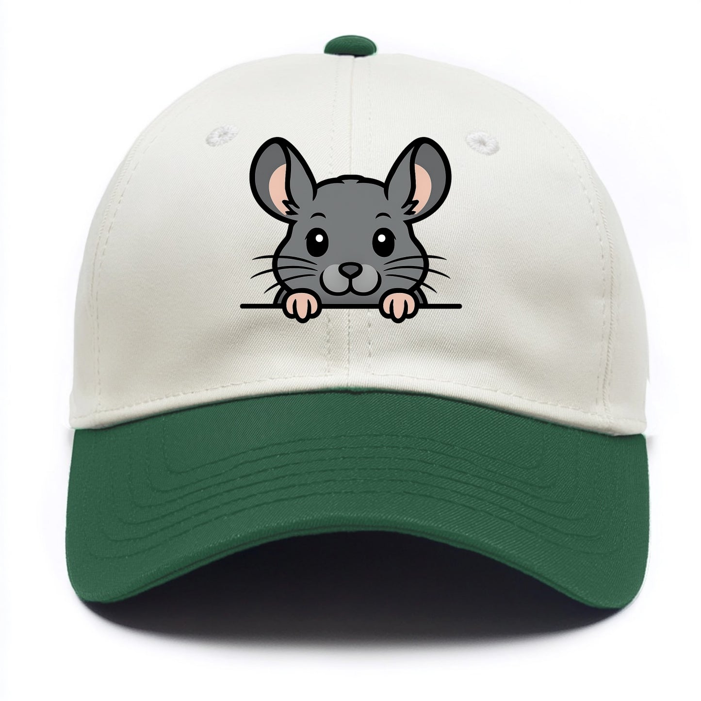 Chinchilla  - Two Tone Cap - Green