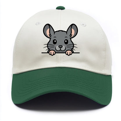 Chinchilla  - Two Tone Cap - Green
