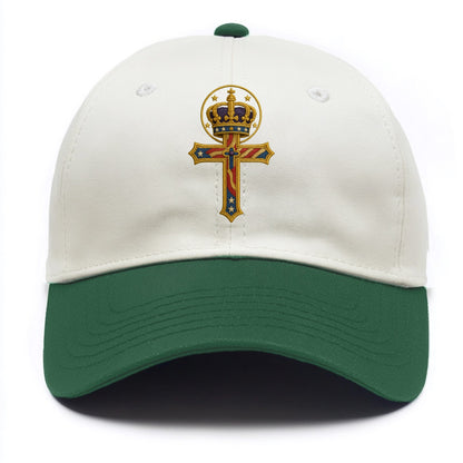 Cross and Crown  - Two Tone Cap - Green