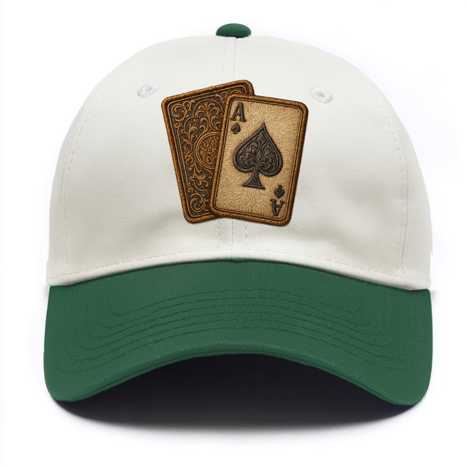 Playing Cards  - Two Tone Cap - Green