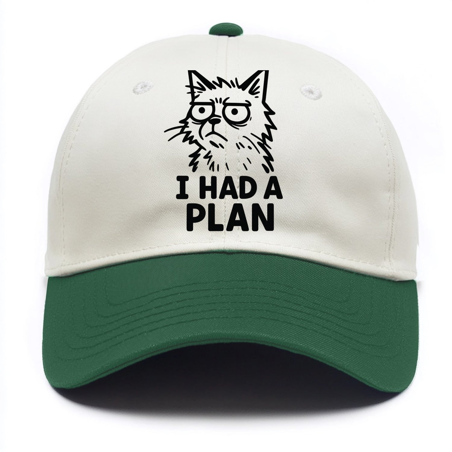 Existential Crisis Cat - Two Tone Cap - Green