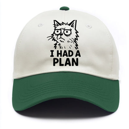 Existential Crisis Cat - Two Tone Cap - Green