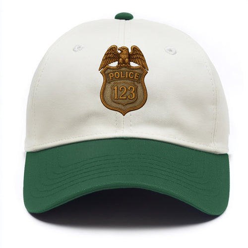 Police Badge  - Two Tone Cap