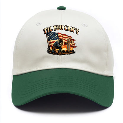 Til You Cant - Praying Cowboy - Two Tone Cap - Green