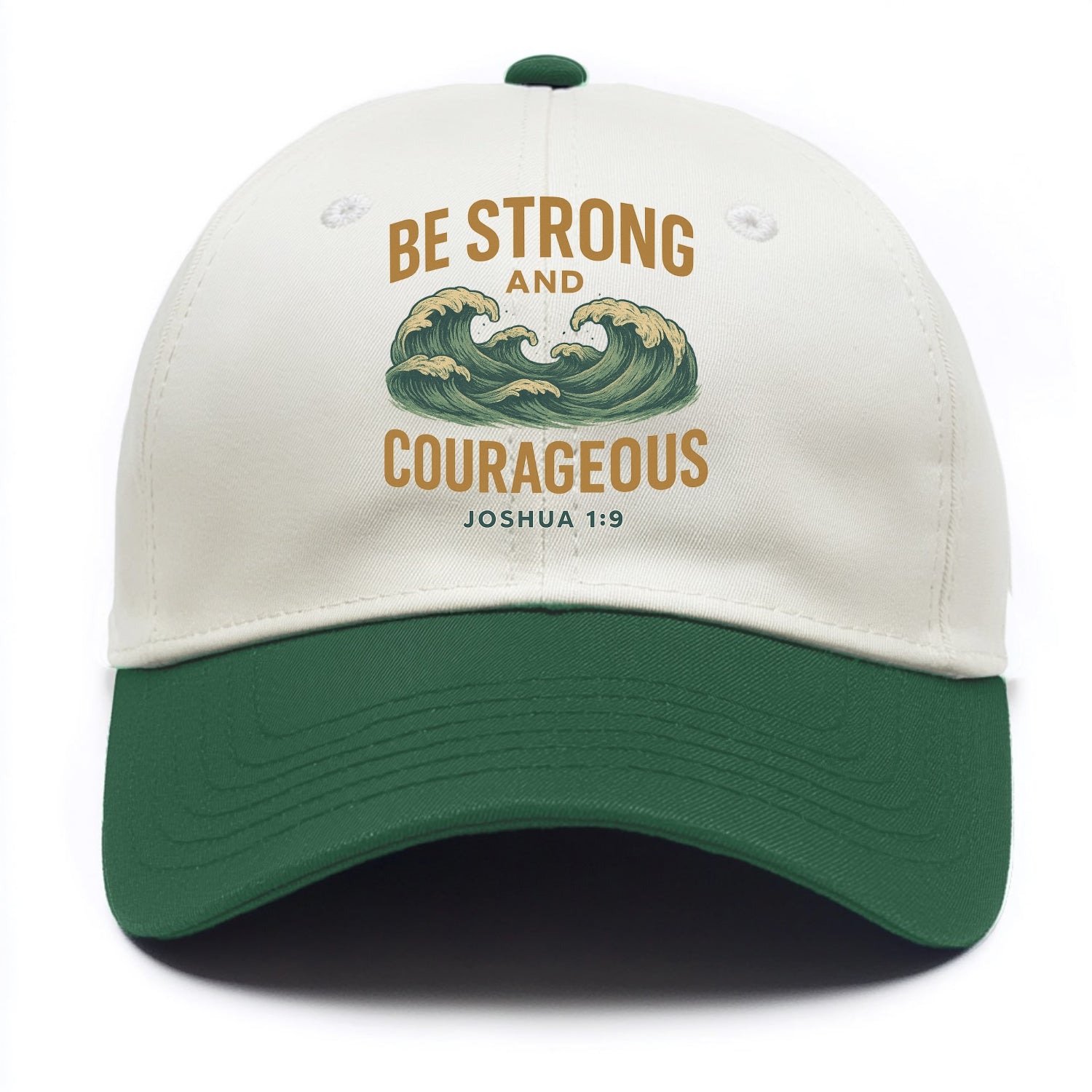 Joshua 1:9 Ocean - Two Tone Cap - Green
