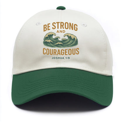 Joshua 1:9 Ocean - Two Tone Cap - Green