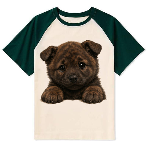 Kai Ken  - Contrast Raglan T-shirt