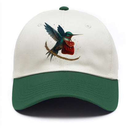 Frostbite Hummingbird Courier  - Two Tone Cap - Green