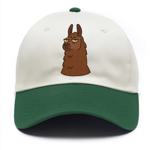 The Llama Judging Silently - Two Tone Cap